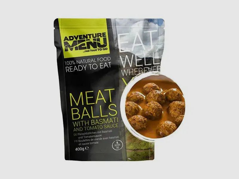 Adventure Menu Adventure Menu Gehaktballen met Basmati Rijst en Tomatensaus