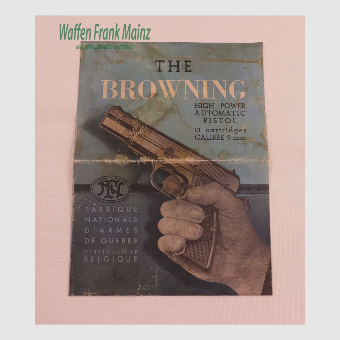 FN Fabrique Nationale Lüttich Bedienungsanleitung