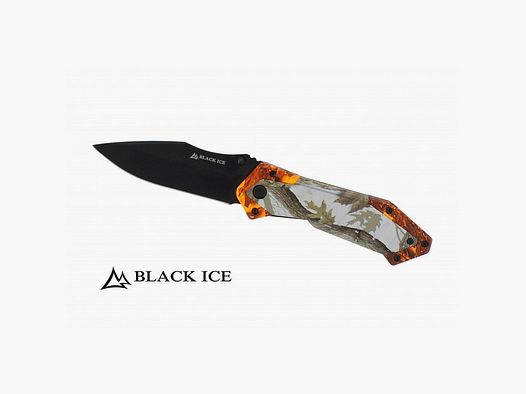 COLTELLO A FISSA ORANGE HUNTER BLACK ICE