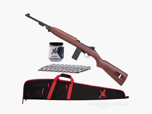 Springfield Armory M1 Carbine CO2 Fucile Polimerico 4,5mm BBs Set di Custodie