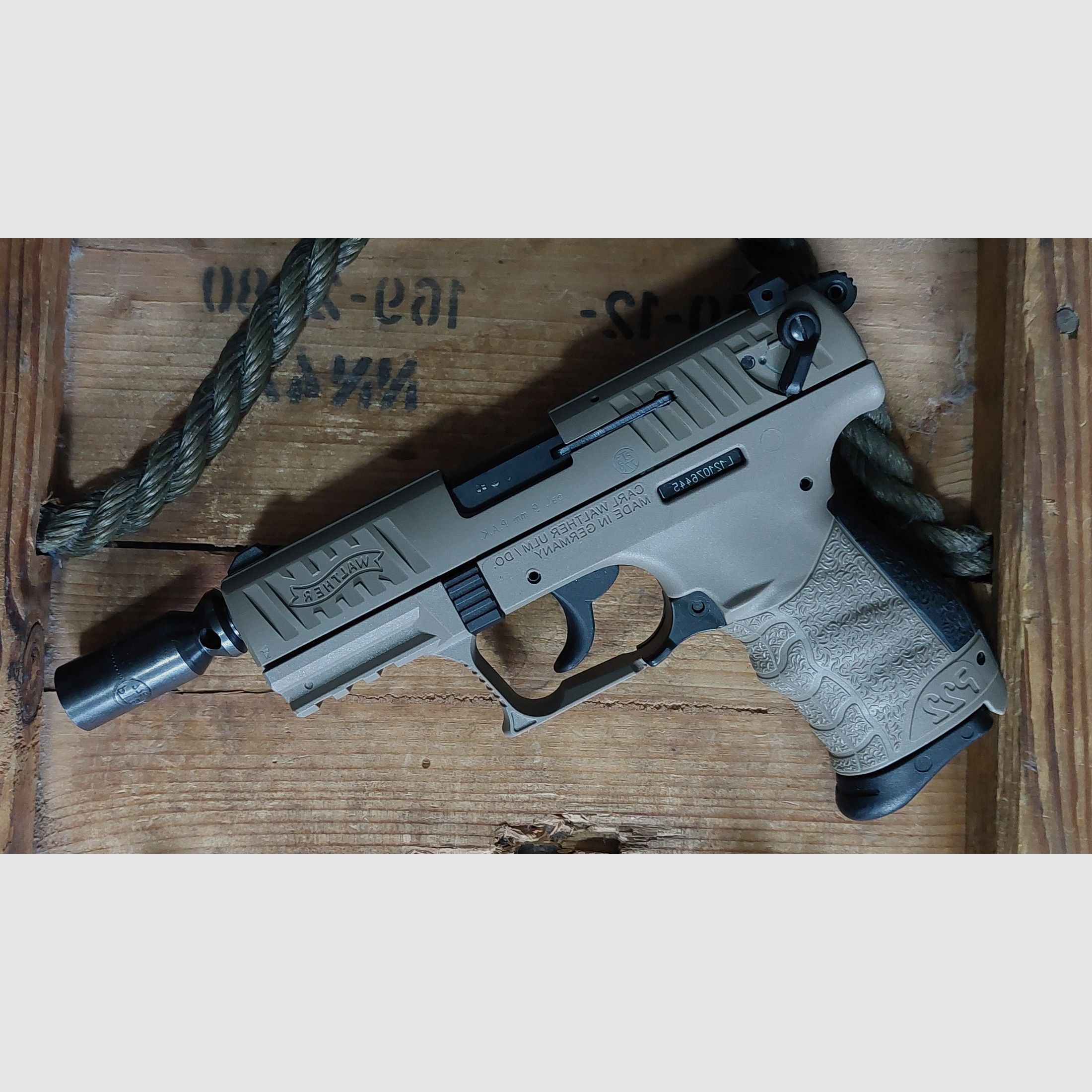 ⚠️ RZADKO! MODEL SPECJALNY Walther P22Q - FDE - Flat Dark Earth (PTB 778) P 22 Q P22