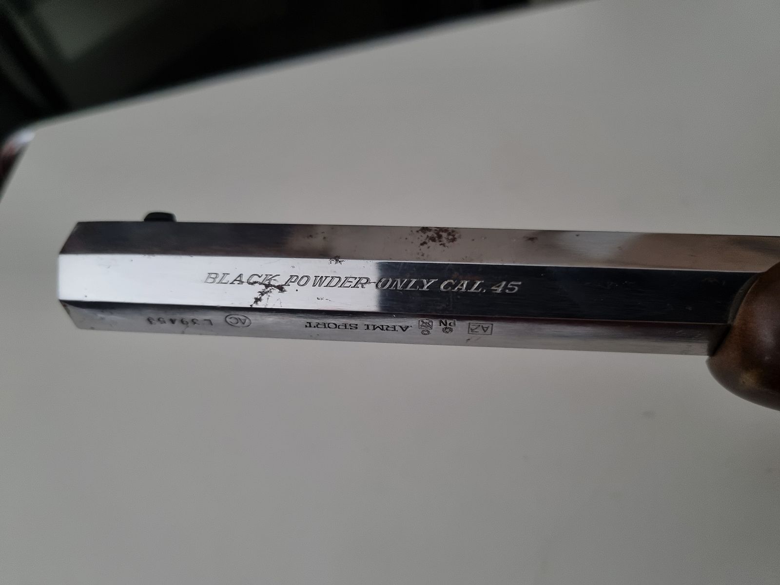 Front-loading pistol Armi Sport, model: Le Page LePage, caliber .45