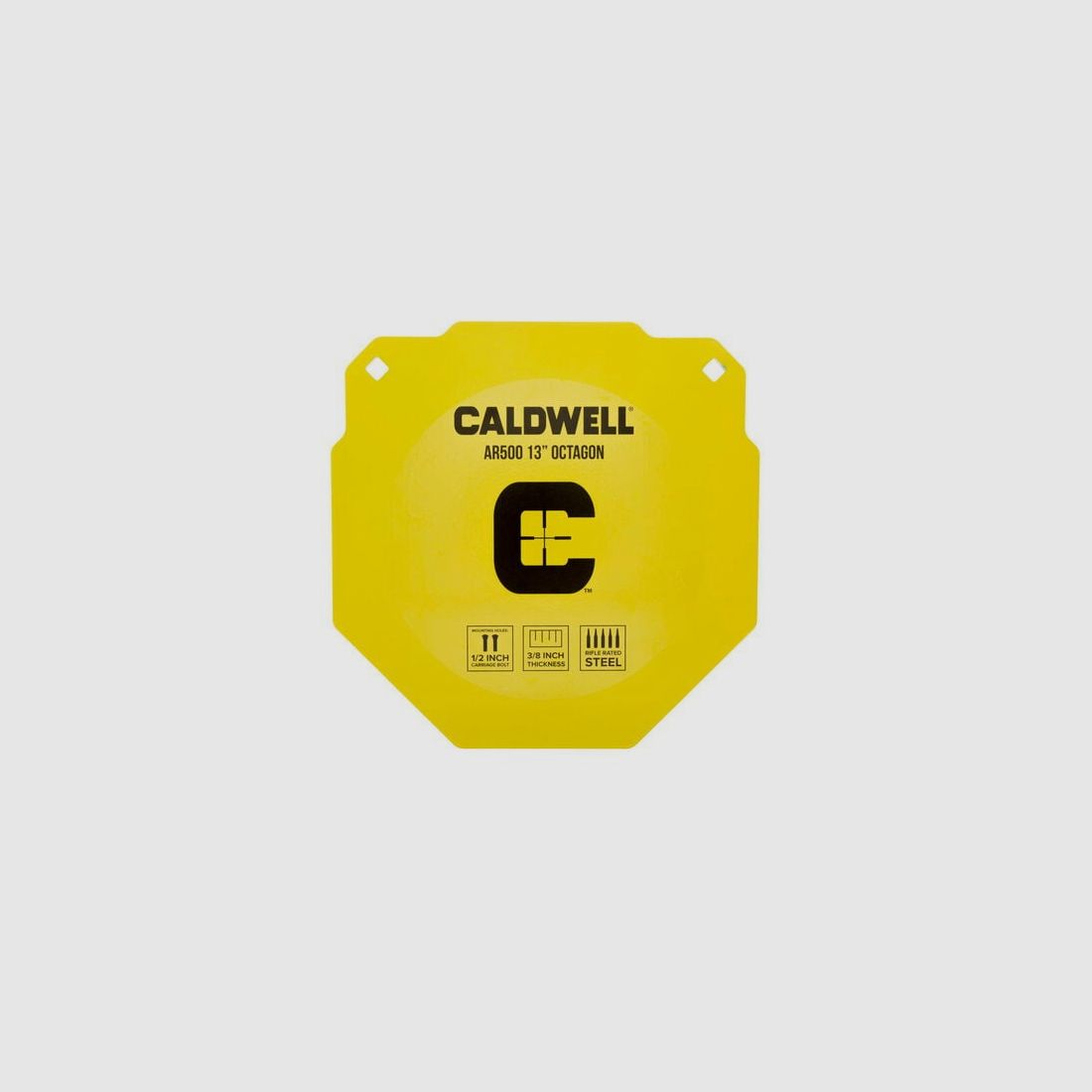 Caldwell AR500 Stahlziel 13″ Octagon