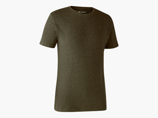Deerhunter T-Shirt Basic Adventure Green melange