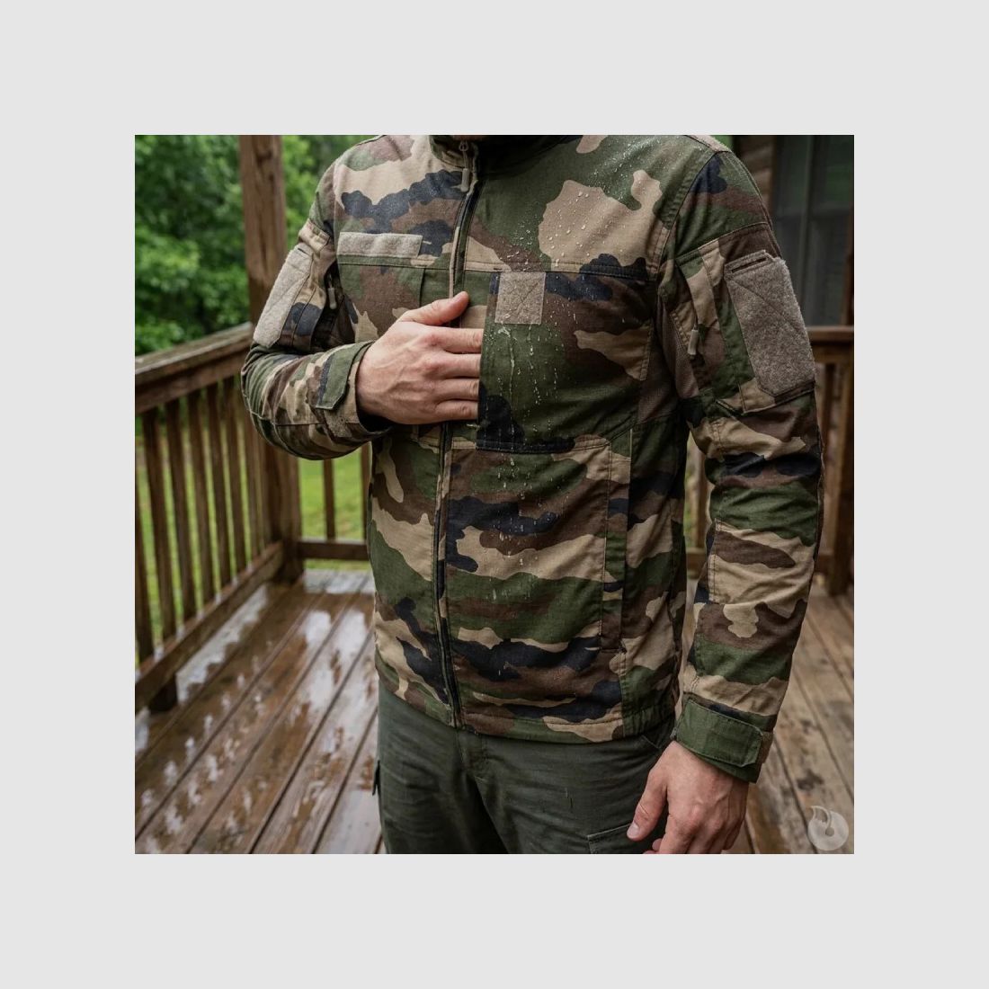Fighter Jacke 8 Taschen Camo Ripstop - XS bis 3XL, Bild 4 von 15