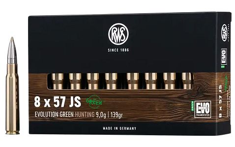 RWS 8x57 IS Evo Green 9,0g/139grs.