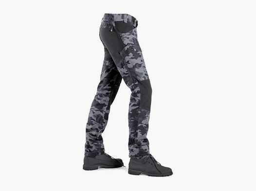 Haunter Nora Freizeithosen Männer Schwarz Camo