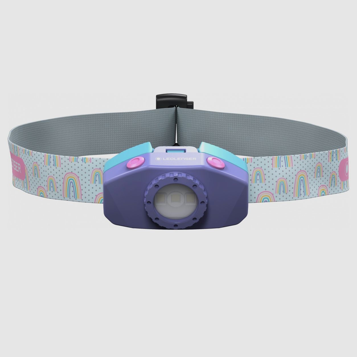 Ledlenser 502538 Latarka czołowa dla dzieci KIDLED2 fioletowa 40 lumenów