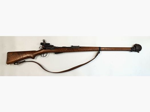 Wapenfabriek Bern herhalingsgeweer Bern Geweer IG1911 Kaliber 7,5x55 Zwitsers compleet nummergelijk + Diopter