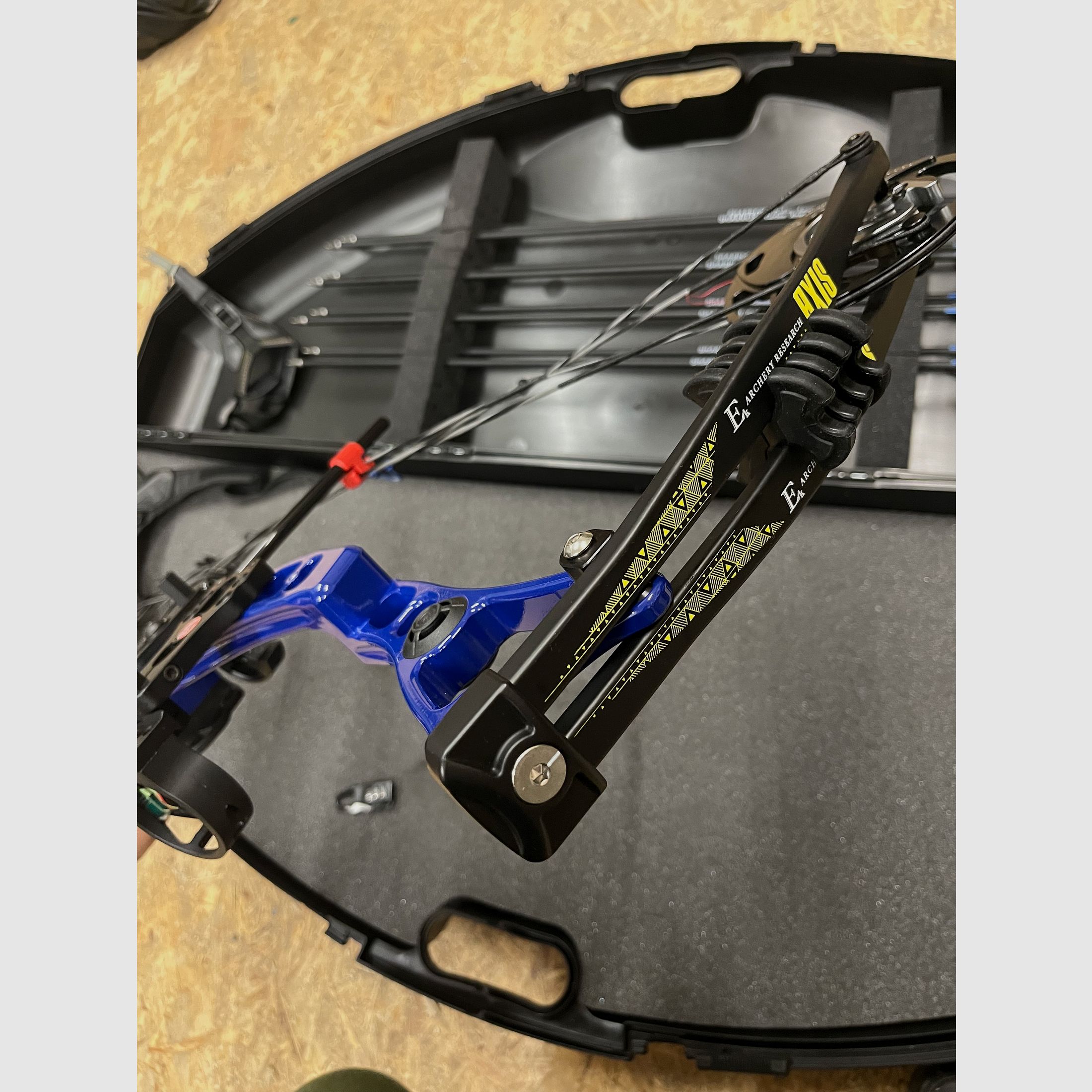 EK Archery AXIS Blau Komplettset TAUSCH
