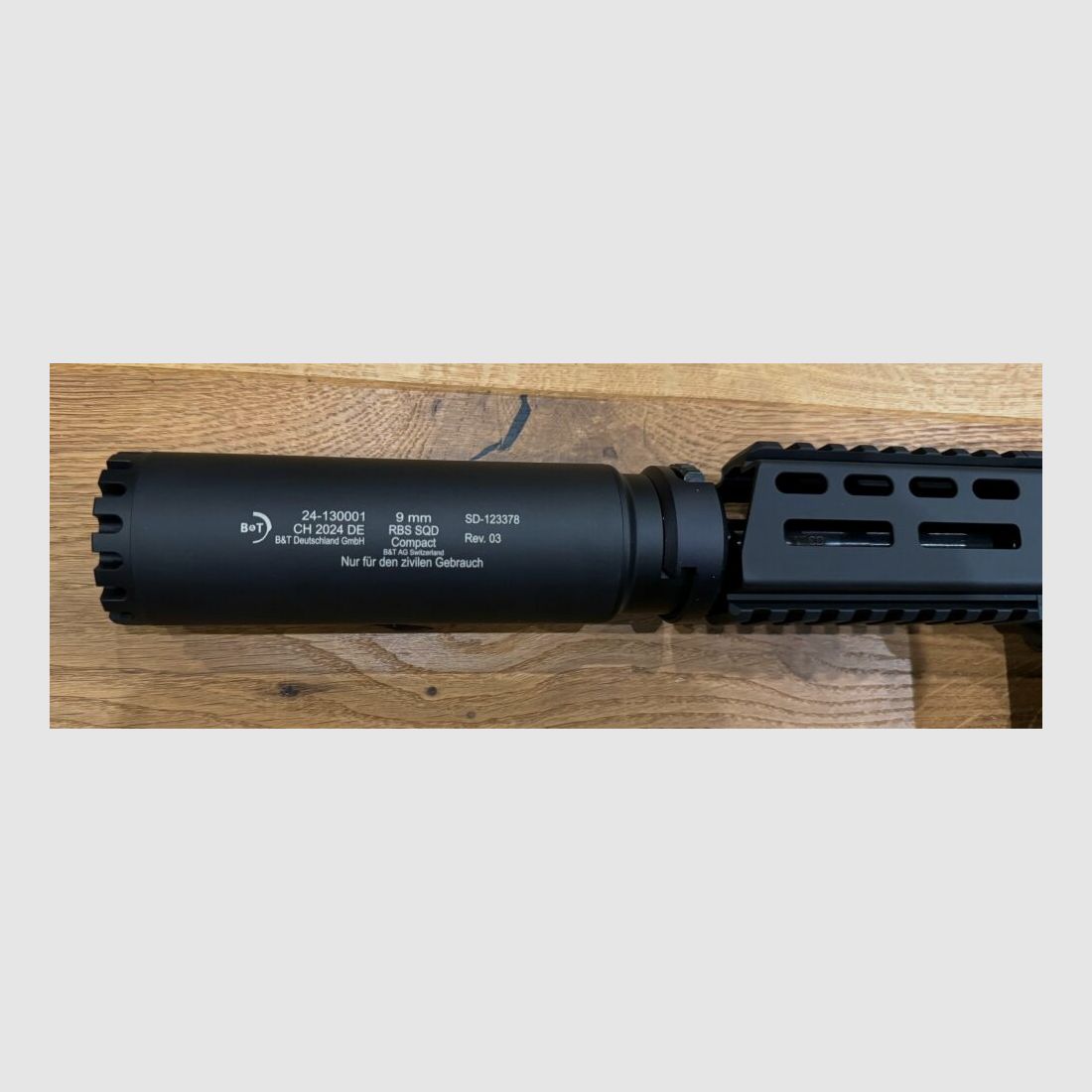 Brügger & Thomet B&T RBS Schalldämpfer SQD™ Compact