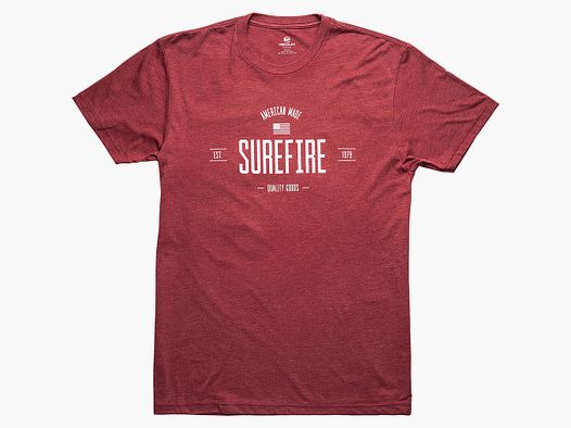 SureFire 1979 Cardinal T-Shirt Rouge Taille L