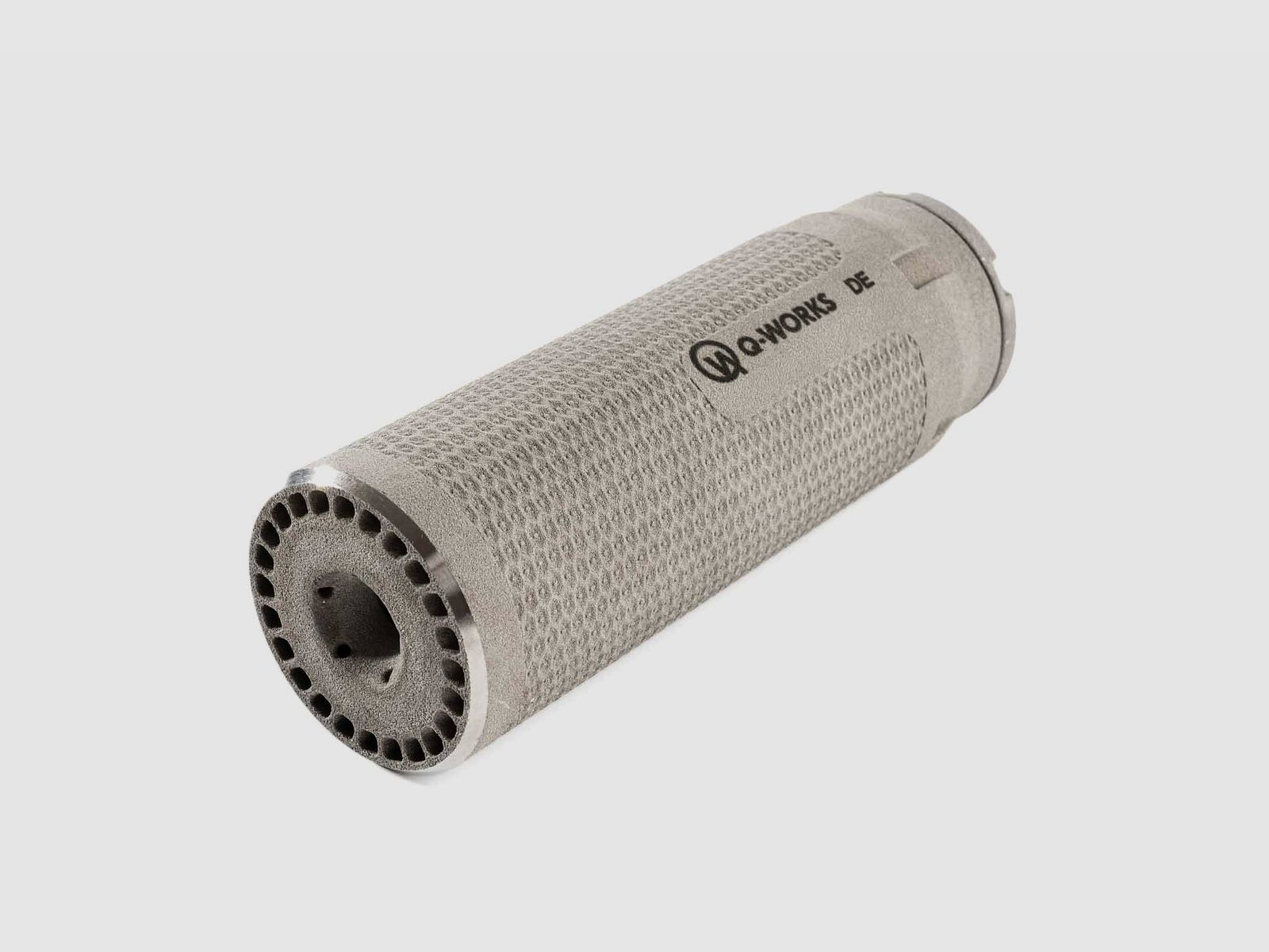 Q-WORKS X Pro Silenciador - Raw Titanium - .38 - M14x1