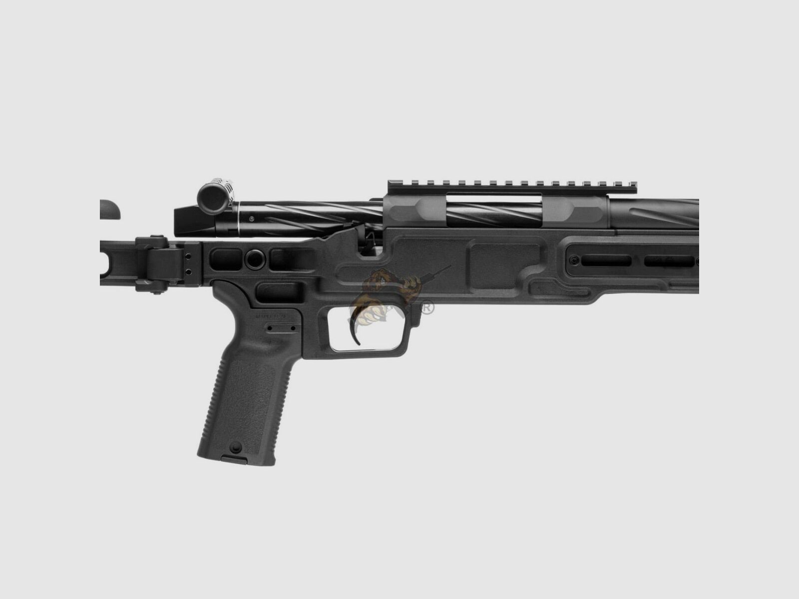 Rifle de francotirador de cerrojo MLC-LTR libre a partir de 18 años -F- | Maple Leaf Negro