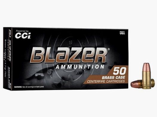 CCI Blazer FMJ 147grs 50St 9mmLuger