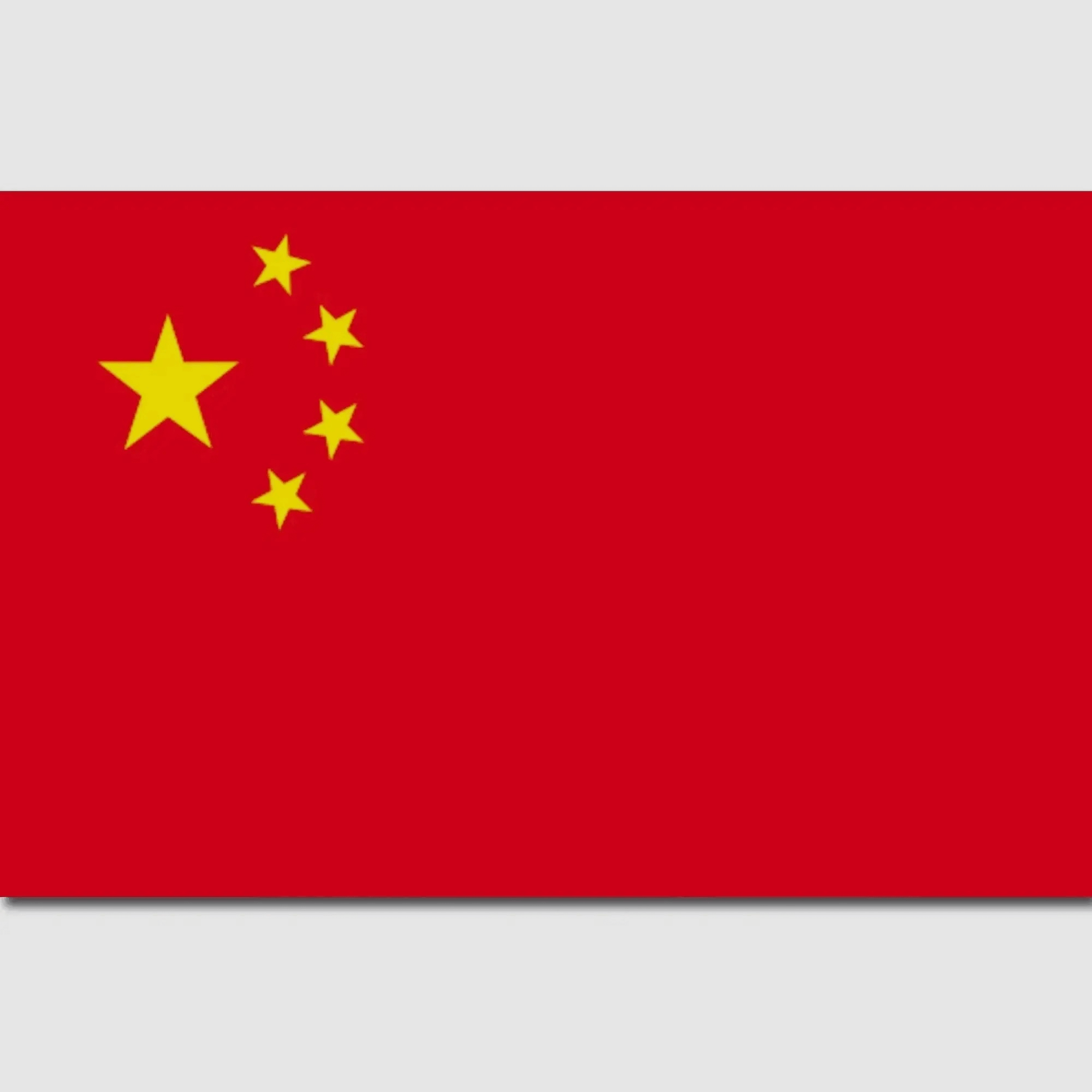 Unbekannt Flagge China