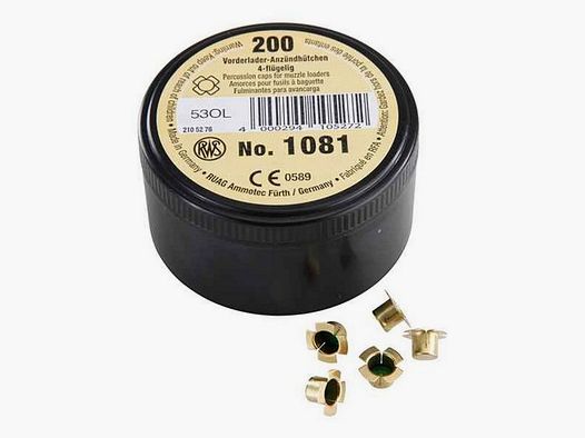 200 amorces RWS 1081 pour fusil poudre noir