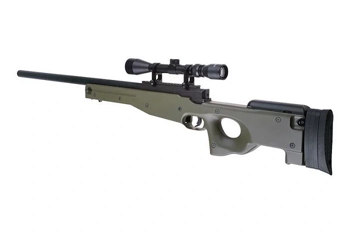 Karabin snajperski ASG WELL MB01 z lunetą - oliwkowa, zdjęcie 5 z 16