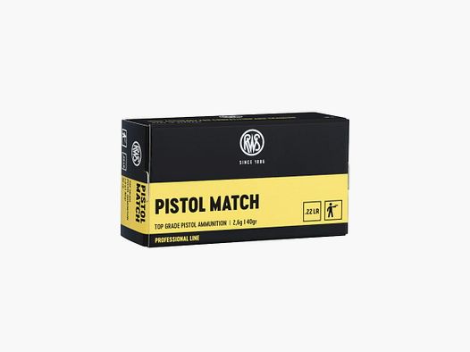 Amunicja RWS 22LR PISTOL MATCH; 2,6g/40gr