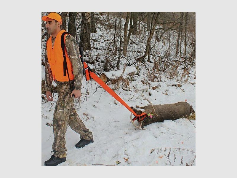 Forearm Forklift Bergehilfe mit Rucksackgeschirr orange