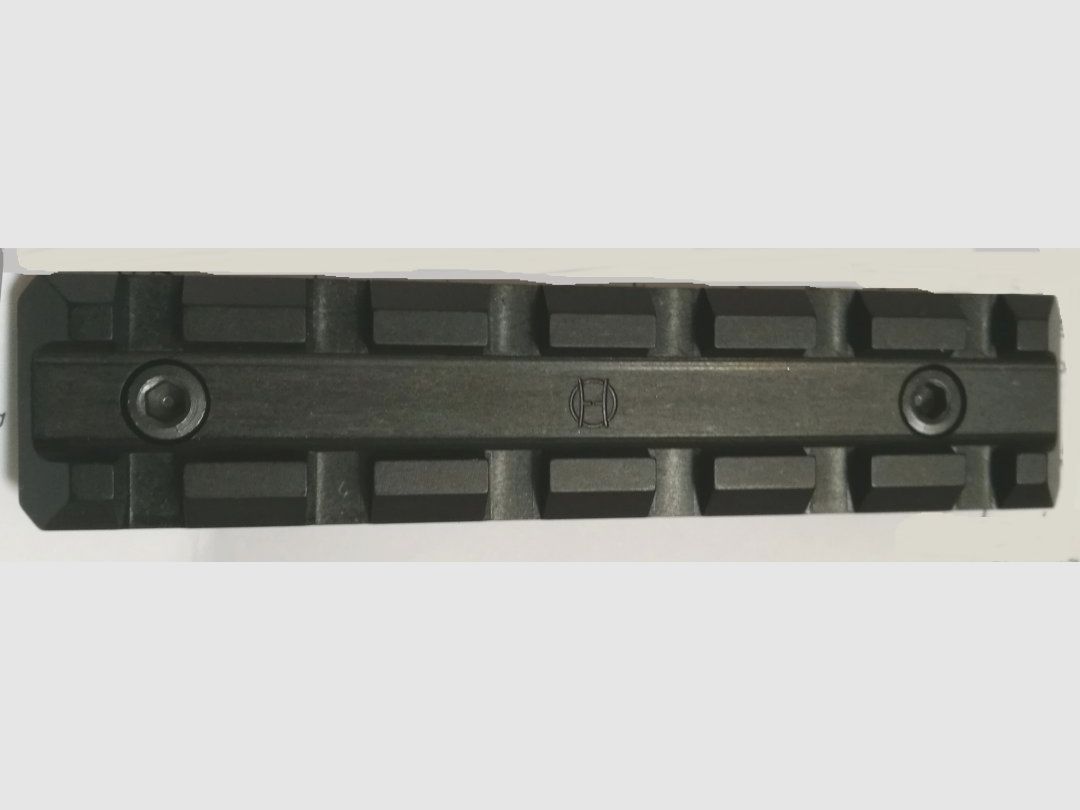 HENNEBERGER Basis/Schiene f. Montagen f. HK SL6 / SL7 Weaverschiene, Alu-schwarz