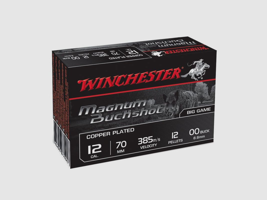 Winchester Magnum Buckshot 8,6 mm Kal 12/70 5 Stk.