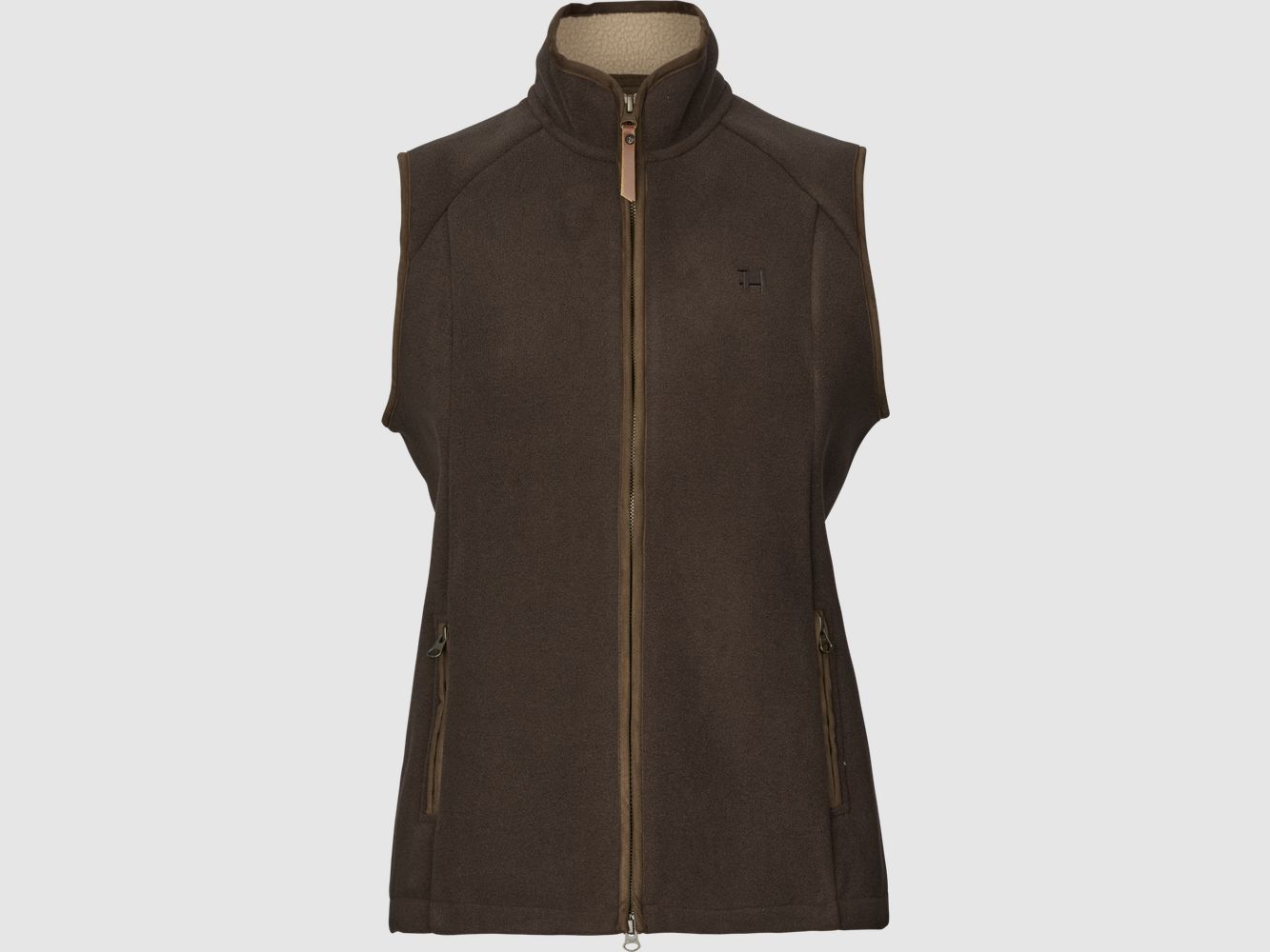 Härkila Sandhem Sherpa Fleeceweste Dame Demitasse brown XL