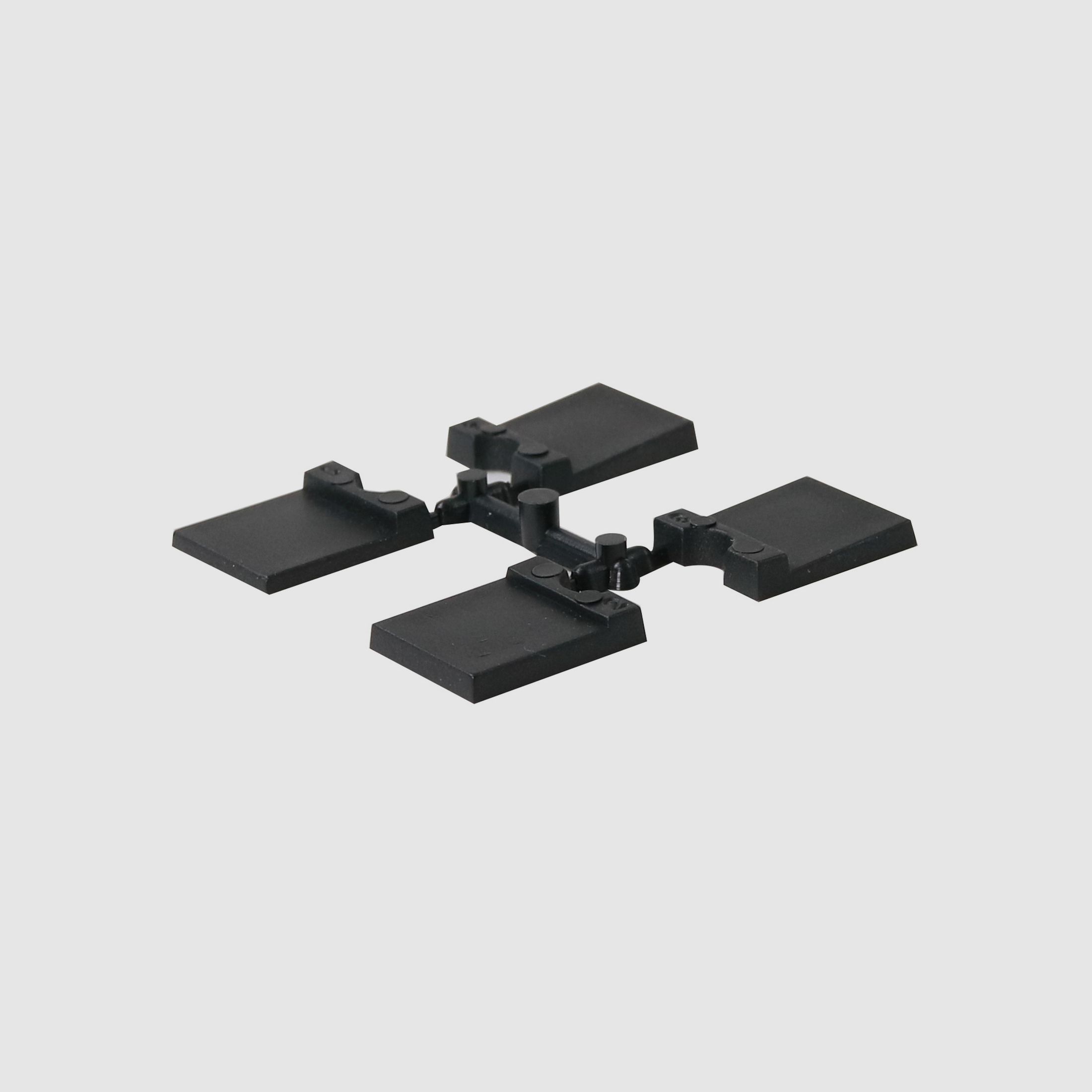 Wedge plugs for flint stones, set of 4, caliber