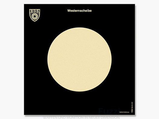 BDS-schijf Z11 voor westernschieten 50 st. 34x34 cm
