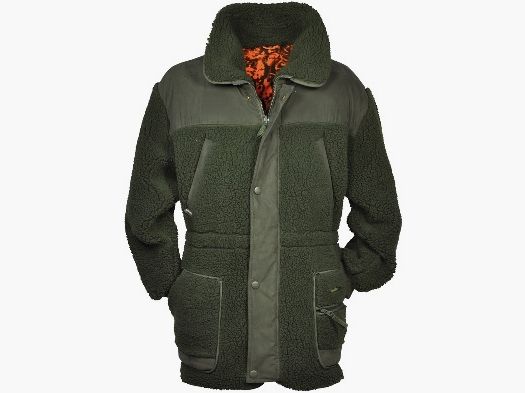 Chaqueta reversible de pelaje de fibra