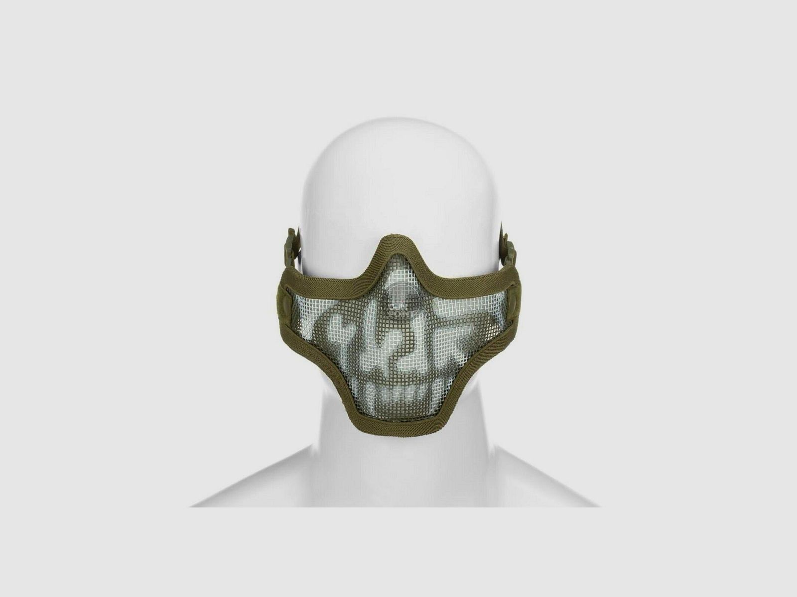 Invader Gear Steel Half Face Mask Death Head-OD
