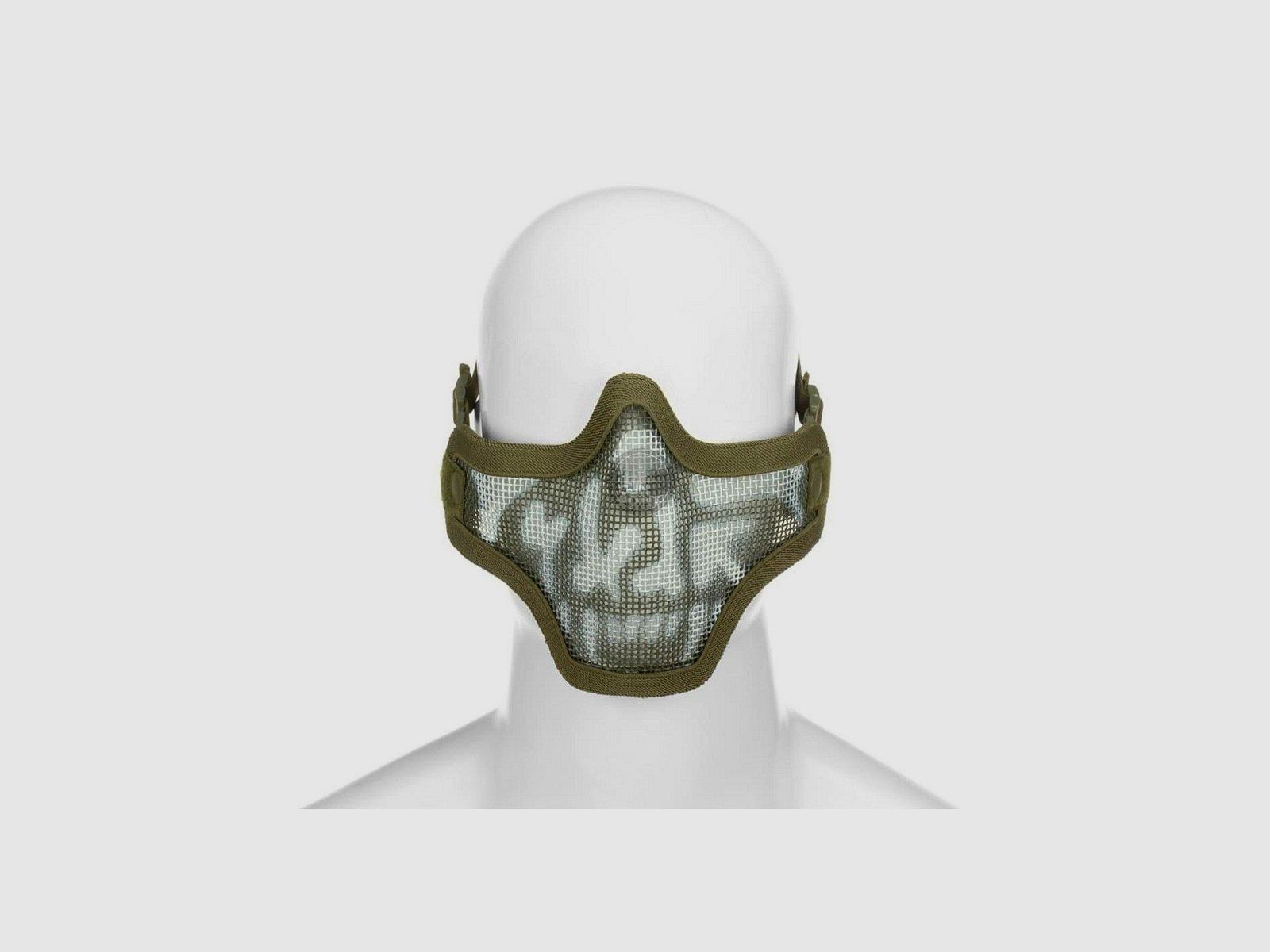 Invader Gear Steel Half Face Mask Death Head-OD