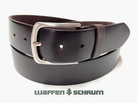 Buttermaker leather belt brown