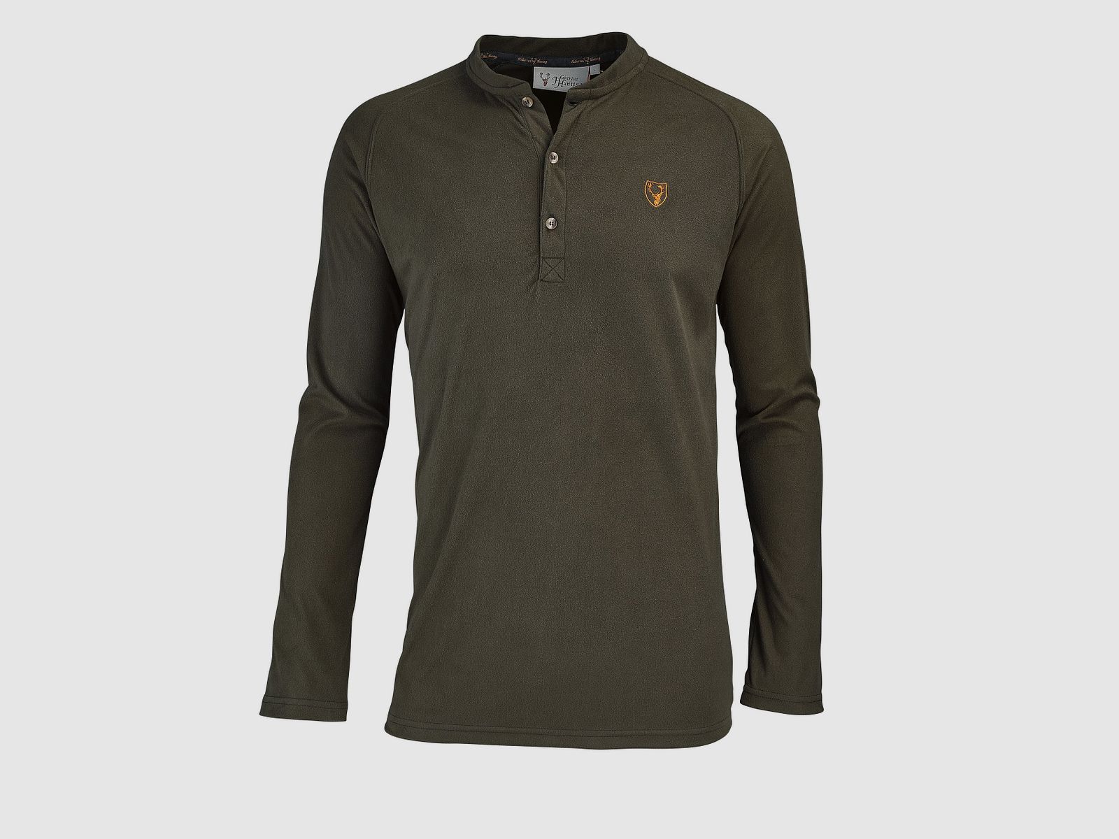 Hubertus Funktionsshirt mit Knopfleiste