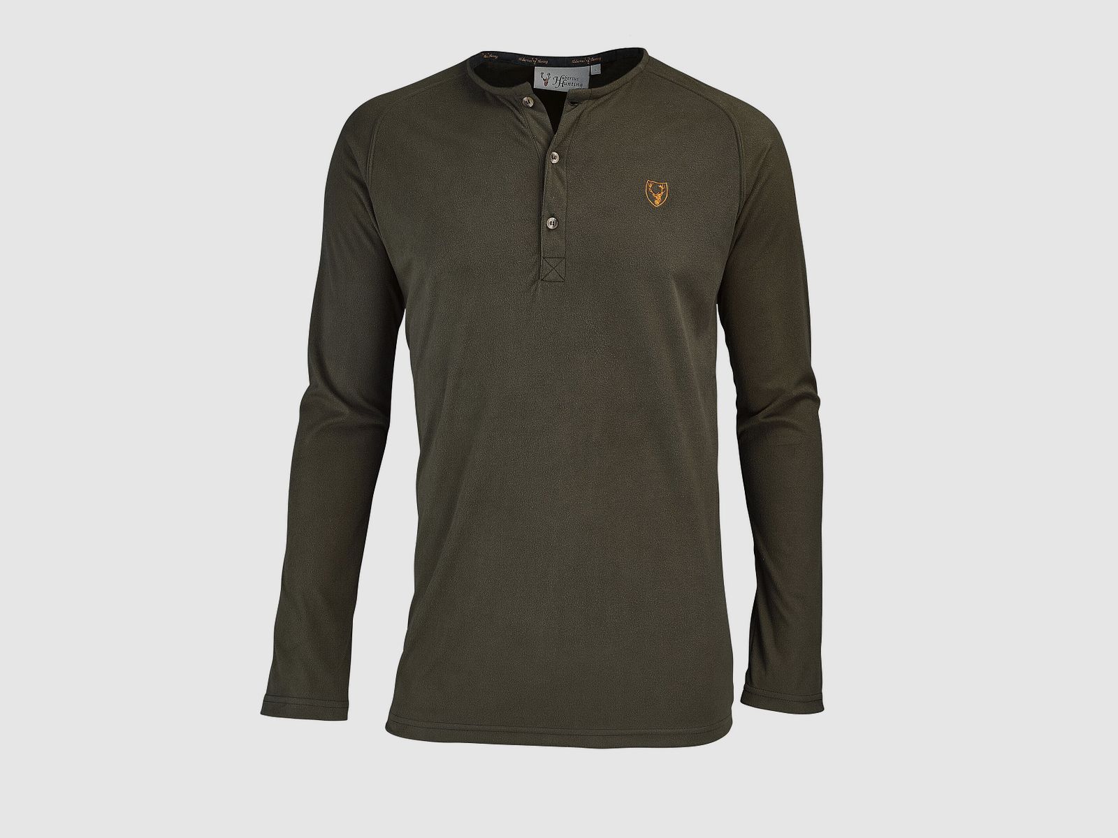 Hubertus Funktionsshirt mit Knopfleiste