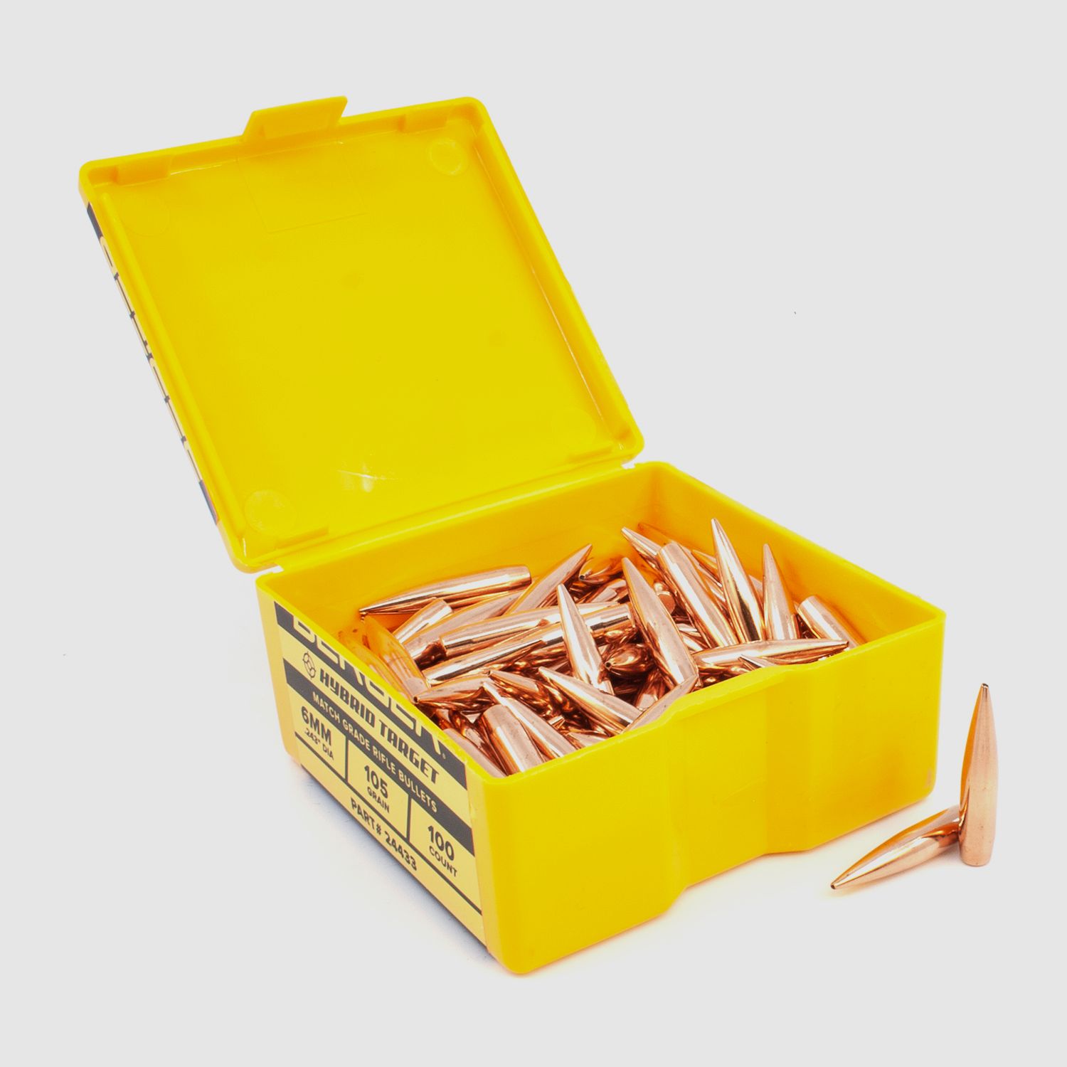 Berger Geschoss 6mm/.243 Hybrid Target 105GR 100 Stück