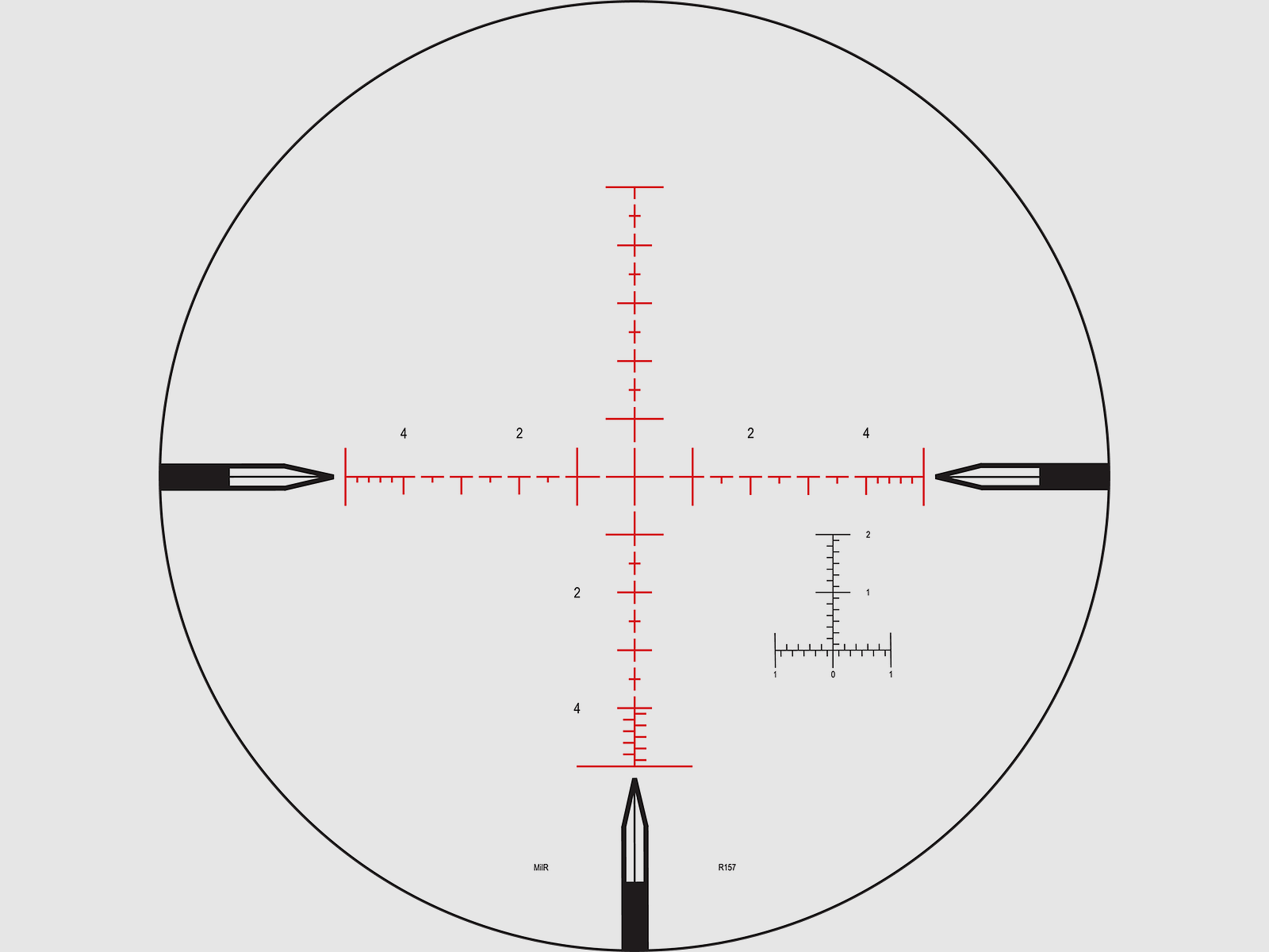 NIGHTFORCE ATACR-F1 5-25X56 MIL-R Z.S.1MIL, Bild 4 von 4