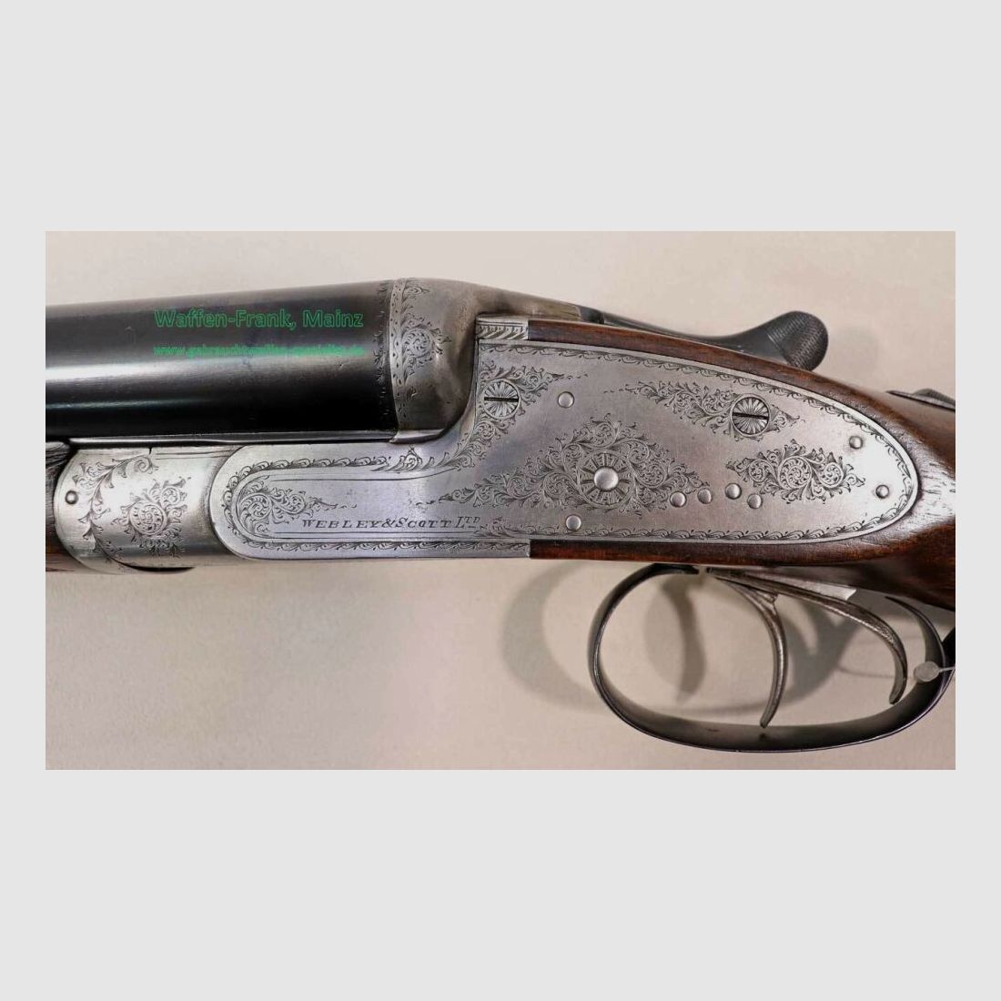 Webley & Scott - England Side Lock Patent 1888, image 5 of 8