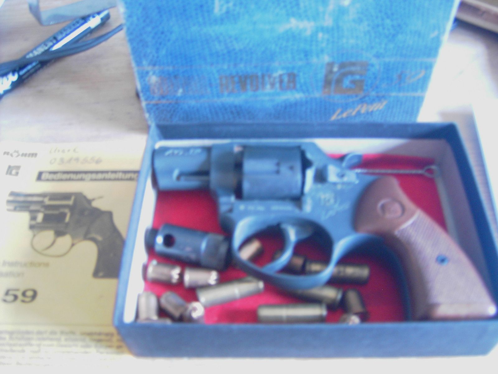 Gasrevolver Röhm RG59, LePetit, 9mm R.K., compleet