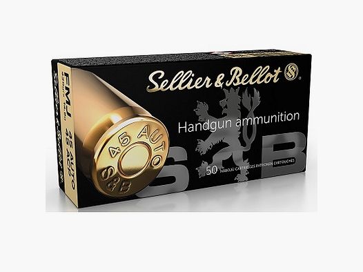 Patronen Sellier & Bellot Kal. .45ACP 230-Grs FMJ x50