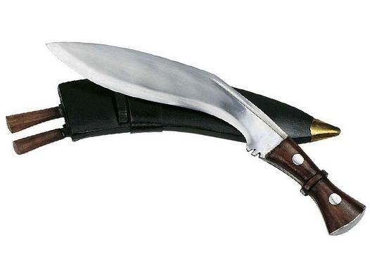 Gurkha Machete Holzgriff mit 2 Messern