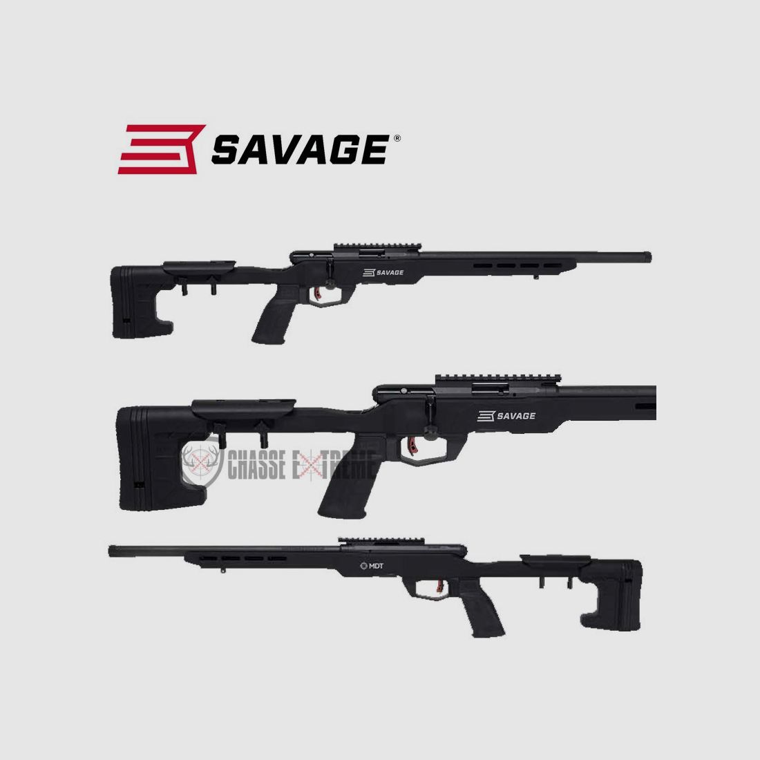 Repetierbüchse SAVAGE B22 Precision 18" Kal. 22LR