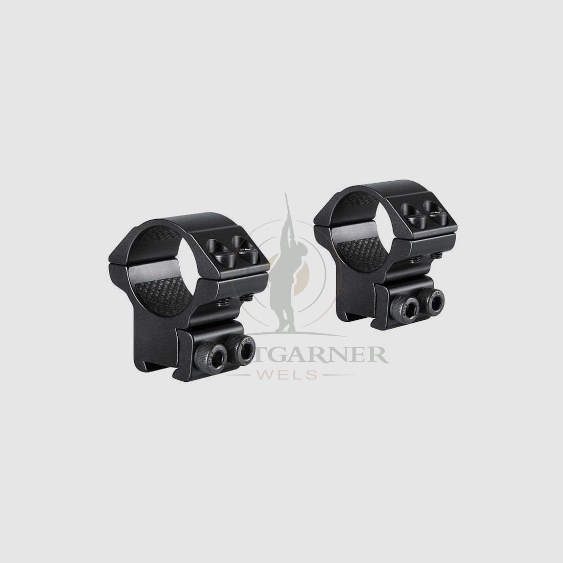 Hawke Match Mounts 9-11mm ,2pc double screw medium | 1 Zoll