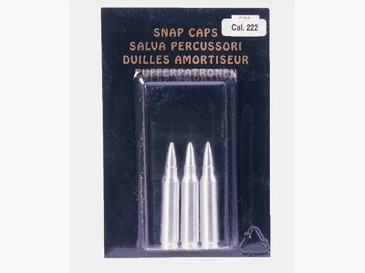 3 Aluminium Pufferpatronen für Büchsen - Kal. 8x68 S
