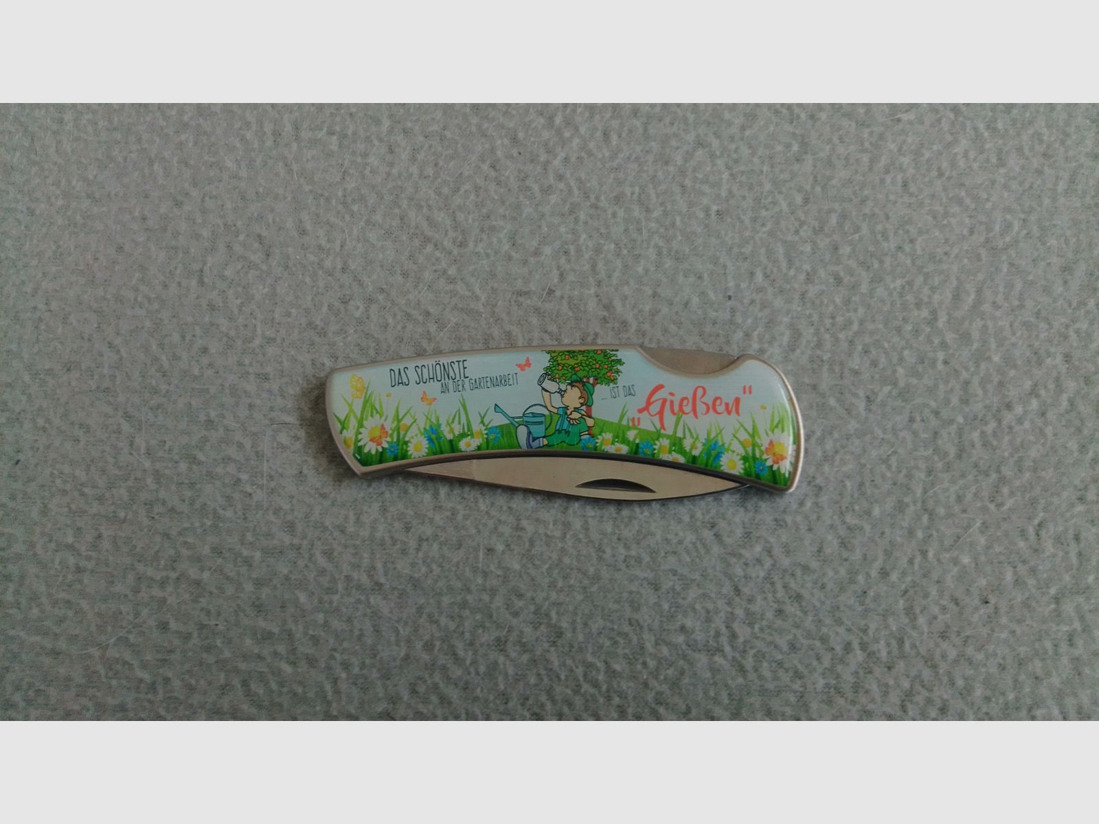 Klappmesser Taschenmesser mit Gartenmotiv (NEU)