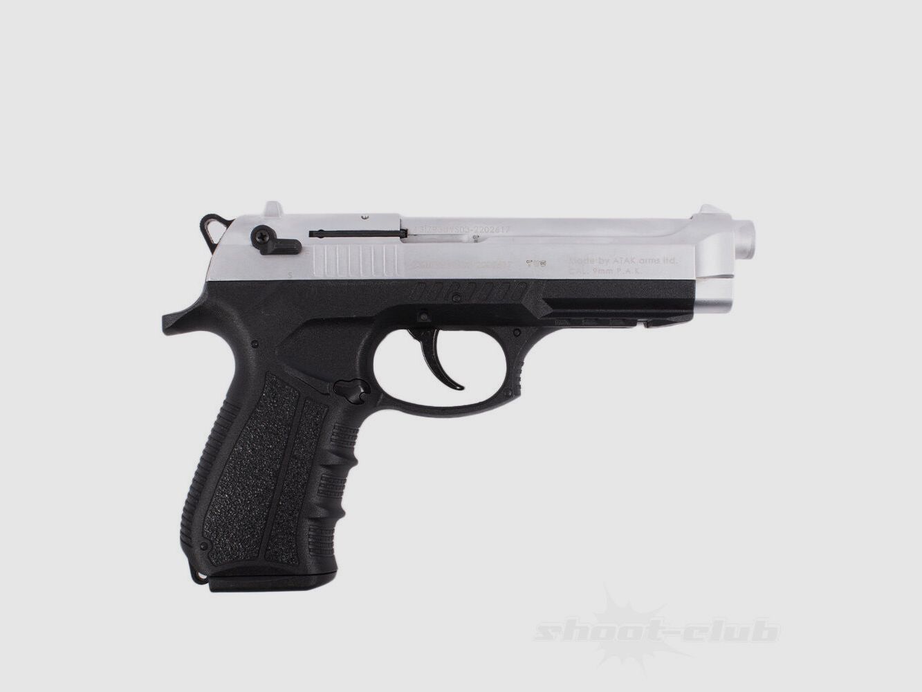 Zoraki	 918-P Schreckschusspistole Matt Chrom 9 mm P.A.K.