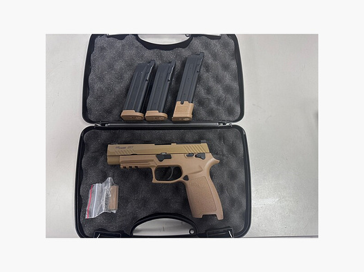 VFC Sig Sauer ProForce P320-M17 m. Metallschlitten CO2 BlowBack 6mm BB Coyote Tan