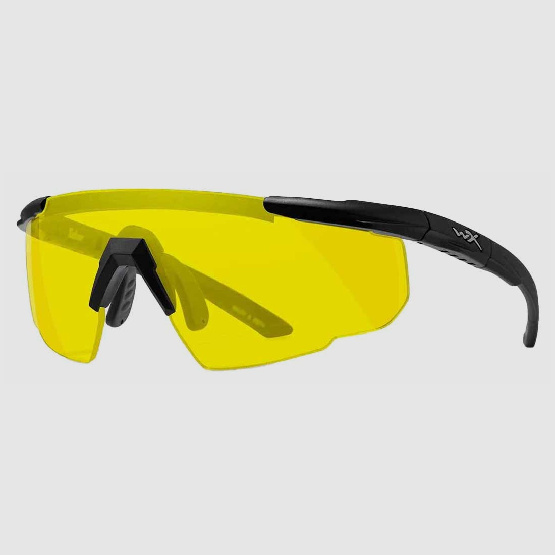Wiley X Schießbrille Glas: gelb: matt schwarz Saber Advanced