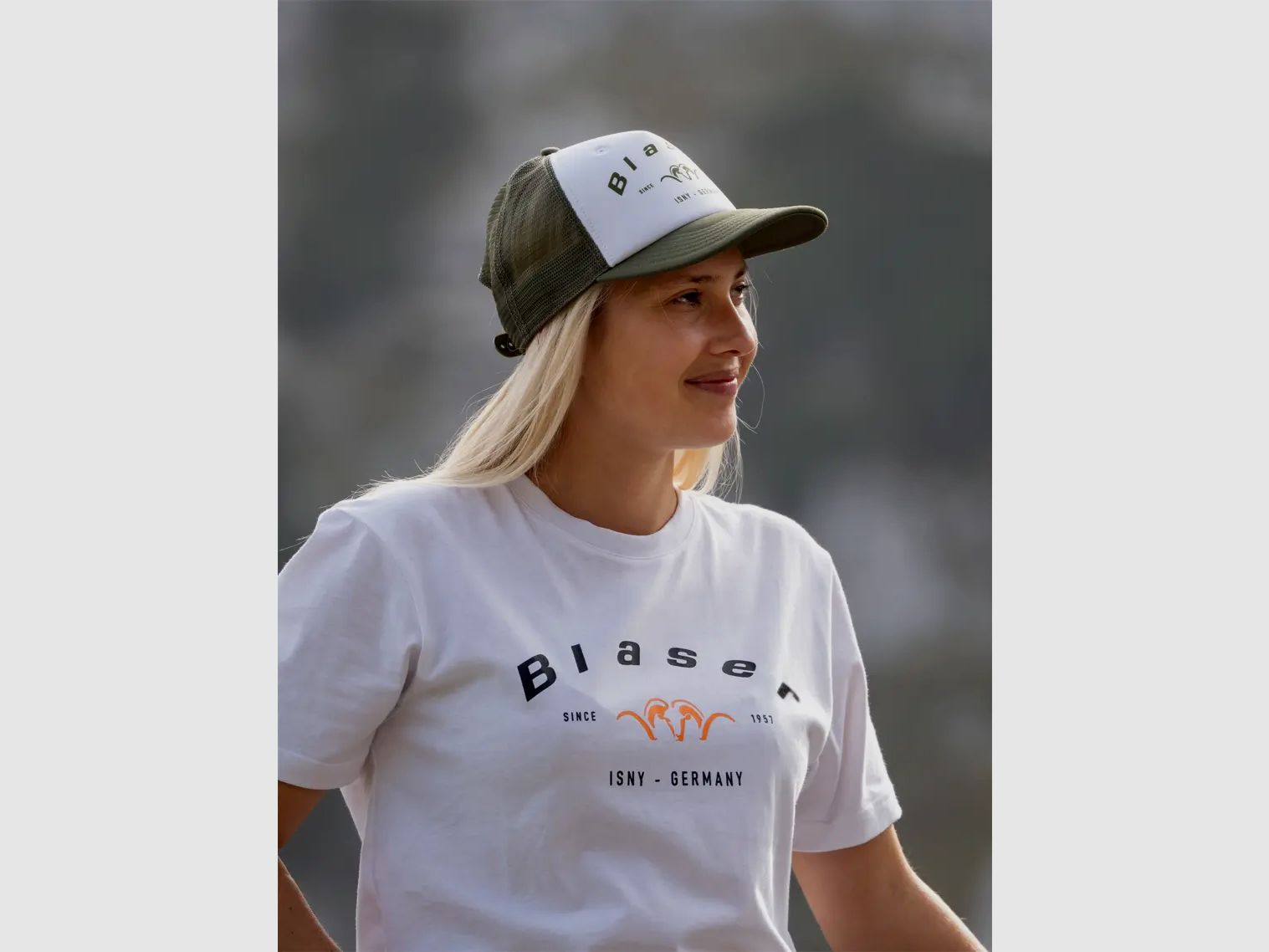 T-shirt Blaser T 24 avec logo Argali (Blanc)