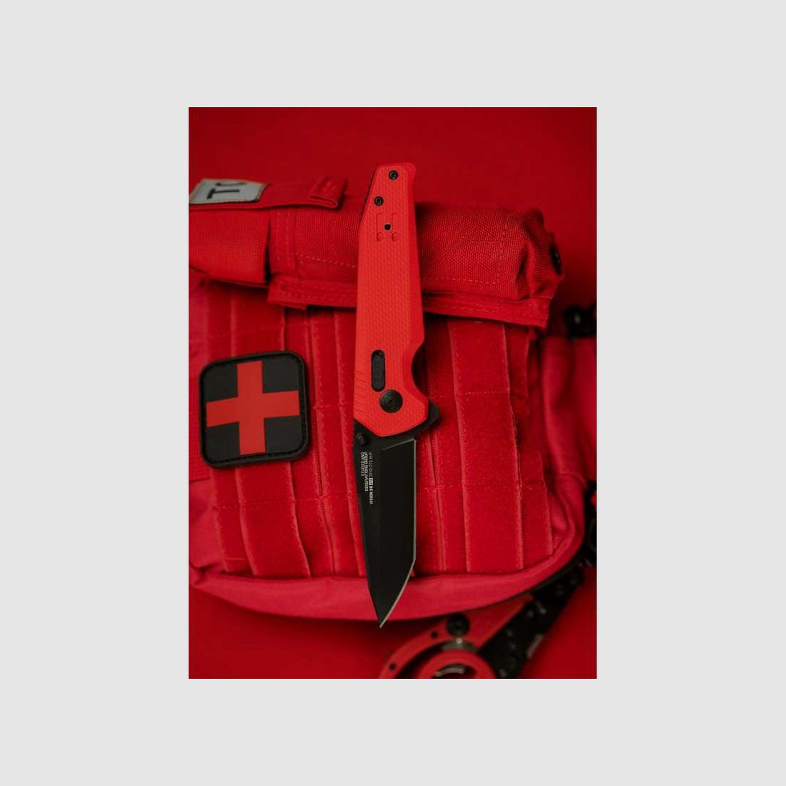 SOG Vision XR LTE - Rot Taschenmesser